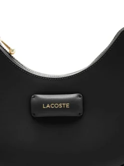 Sac porté épaule noir forme banane pourvu d'une bandoulière amovible