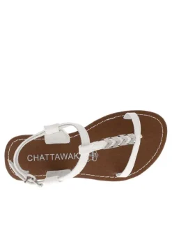 Sandales fille en cuir PETUNIA blanc
