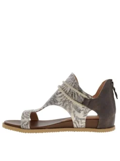 Sandales femme en cuir JOY zèbre