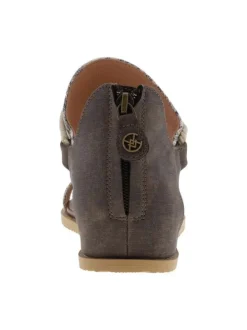 Sandales femme en cuir JOY zèbre