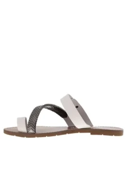 Sandales femme en cuir MAGNOLIA blanc
