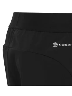 Short Jogging en coton noir à logo dégradé cuisse gauche et taille élastiquée