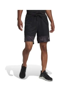 Short de jogging noir avec empiècements tie and dye violets aux extrémités des jambes