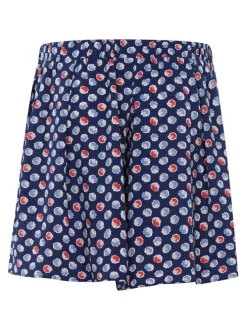 Short femme bleu