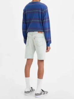 Short 501® Hemmed en coton stone effet délavé avec une coupe droite et 5 poches