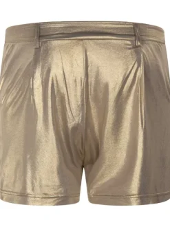 Short or irisé coupe droite avec 2 poches