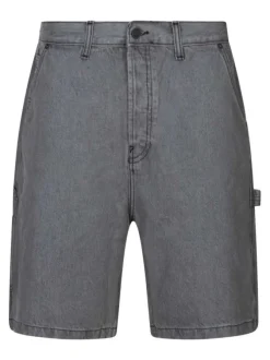Short 7 poches Carpenter Baggy Short Rmg en coton gris uni à coupe large
