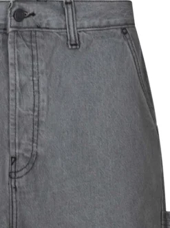 Short 7 poches Carpenter Baggy Short Rmg en coton gris uni à coupe large
