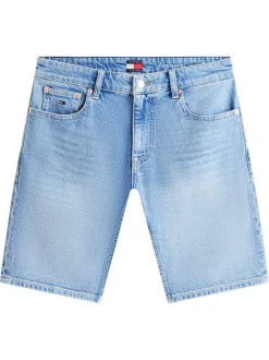 Short 5 Poches en coton mélangé stone uni avec un zip et un bouton