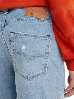 Short 5 poches 501® en coton stretch indigo délavé à coupe courte vintage