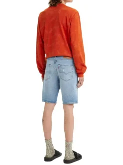 Short 5 poches 501® en coton stretch indigo délavé à coupe courte vintage