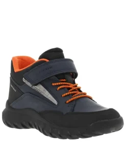 Sneakers marine à semelle respirante et à bande auto-agrippante