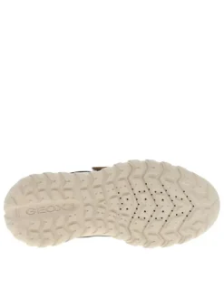 Sneakers sable à semelle respirante et à bande auto-agrippante