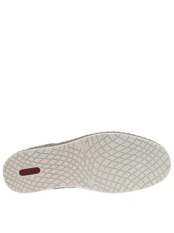 Sneakers en filet ajouré grises anthracite à semelle plate beige