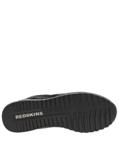 Sneakers kaki à semelle à talon plat, à lacets et étiquette