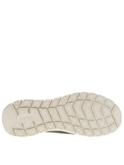 Sneakers kaki à talon plat et à lacets élastiqués kaki avec marque embossée