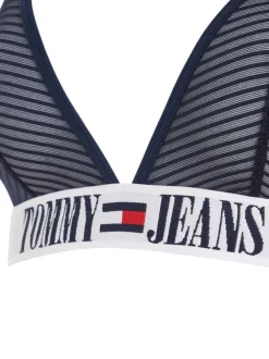 Soutien-Gorge marine rayé sans armatures et sans rembourrage