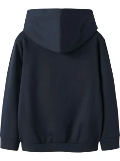 Sweat en coton biologique marine uni pourvu d'un imprimé pokémon