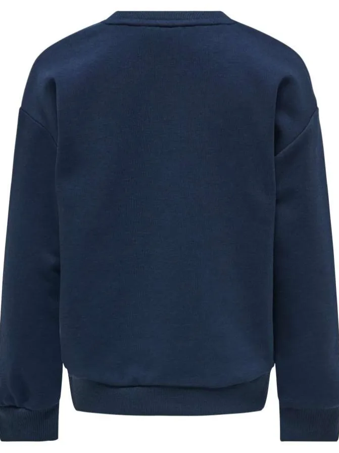 Sweat nuit imprimé cadeaux avec une coupe droite et un col rond