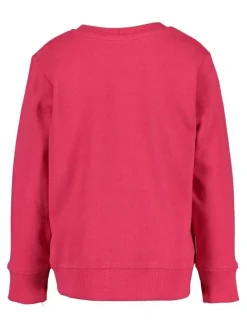 Sweat ras de cou fille rouge