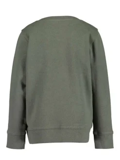 Sweat ras de cou fille vert