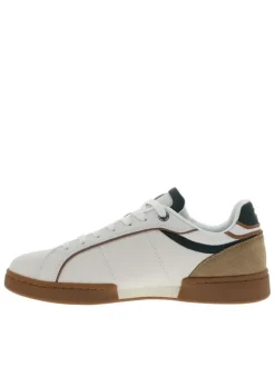 Tennis Clay Class M en cuir blanches à talon plat avec des lacets