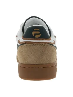Tennis Clay Class M en cuir blanches à talon plat avec des lacets