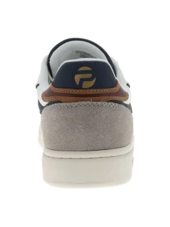 Tennis Clay Class M en cuir blanches à talon plat avec des lacets