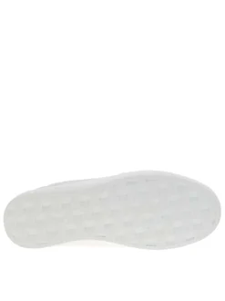 Tennis Rome en cuir nubuck beiges avec logos de la marque embossés