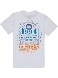 T-shirt en coton blanc uni avec une coupe droite et des manches courtes