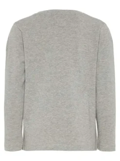 T-shirt manches longues garçon gris
