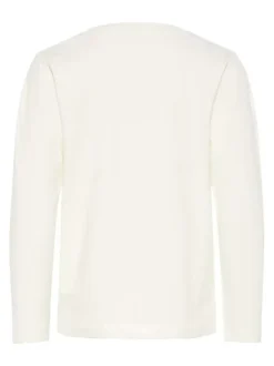 T-shirt manches longues garçon blanc
