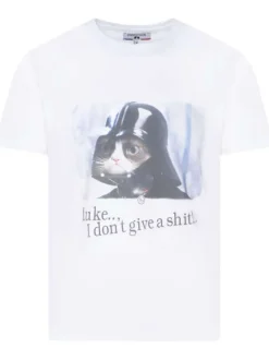 T-shirt blanc LUKE en coton biologique à col rond