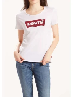 T-shirt femme droit uni blanc