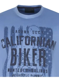 T-shirt homme bleu