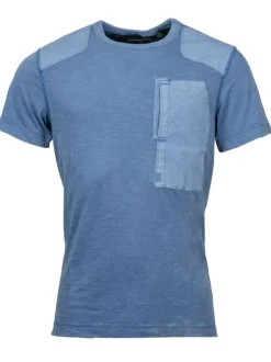 T-shirt homme bleu