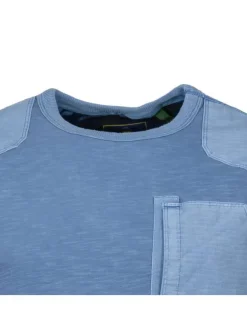 T-shirt homme bleu