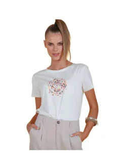 T-shirt imprimé col rond