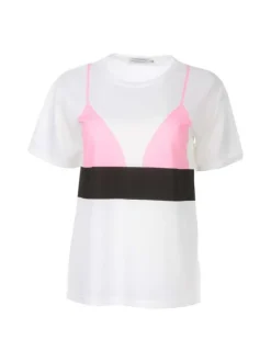 T-shirt manches courtes femme blanc