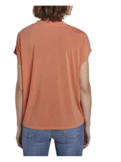 T-shirt manches courtes femme orange