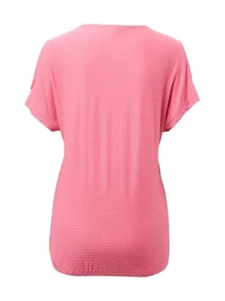 T-shirt manches courtes femme rose