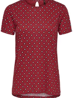 T-shirt manches courtes femme rouge