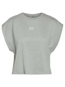 T-shirt manches courtes Speedy S/S O-Neck Tee Jrs en coton vert d'eau brodé