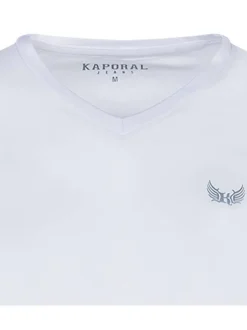 T-Shirt multicolore en coton coupe slim
