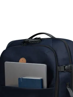 Valise Medium Reykjavik marine unie avec serrure TSA et multiples poches