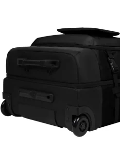 Valise souple Berlin large noire unie avec 2 roues et 1 serrure