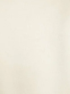 Veste perfecto beige unie asymétrique avec une coupe droite et un col cranté